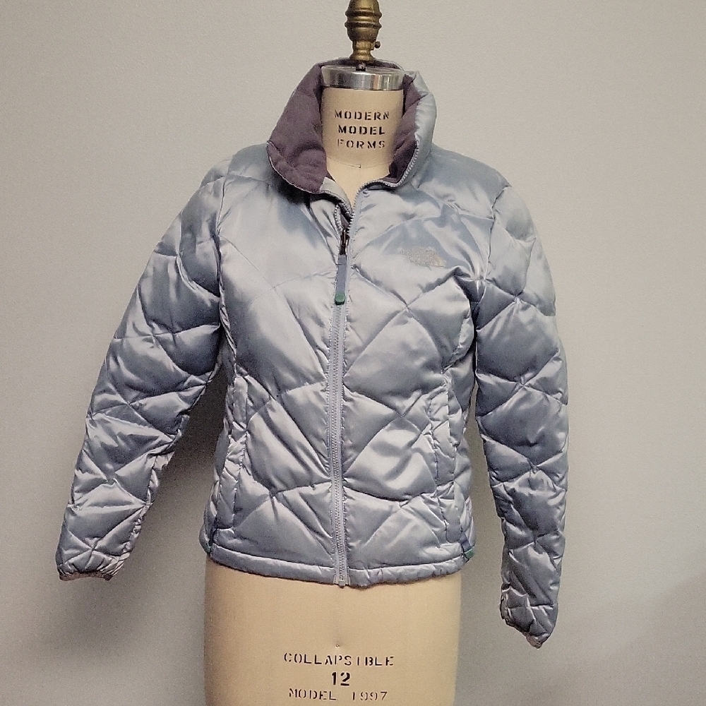The North Face Women's Puffer Jacket in Light Blue